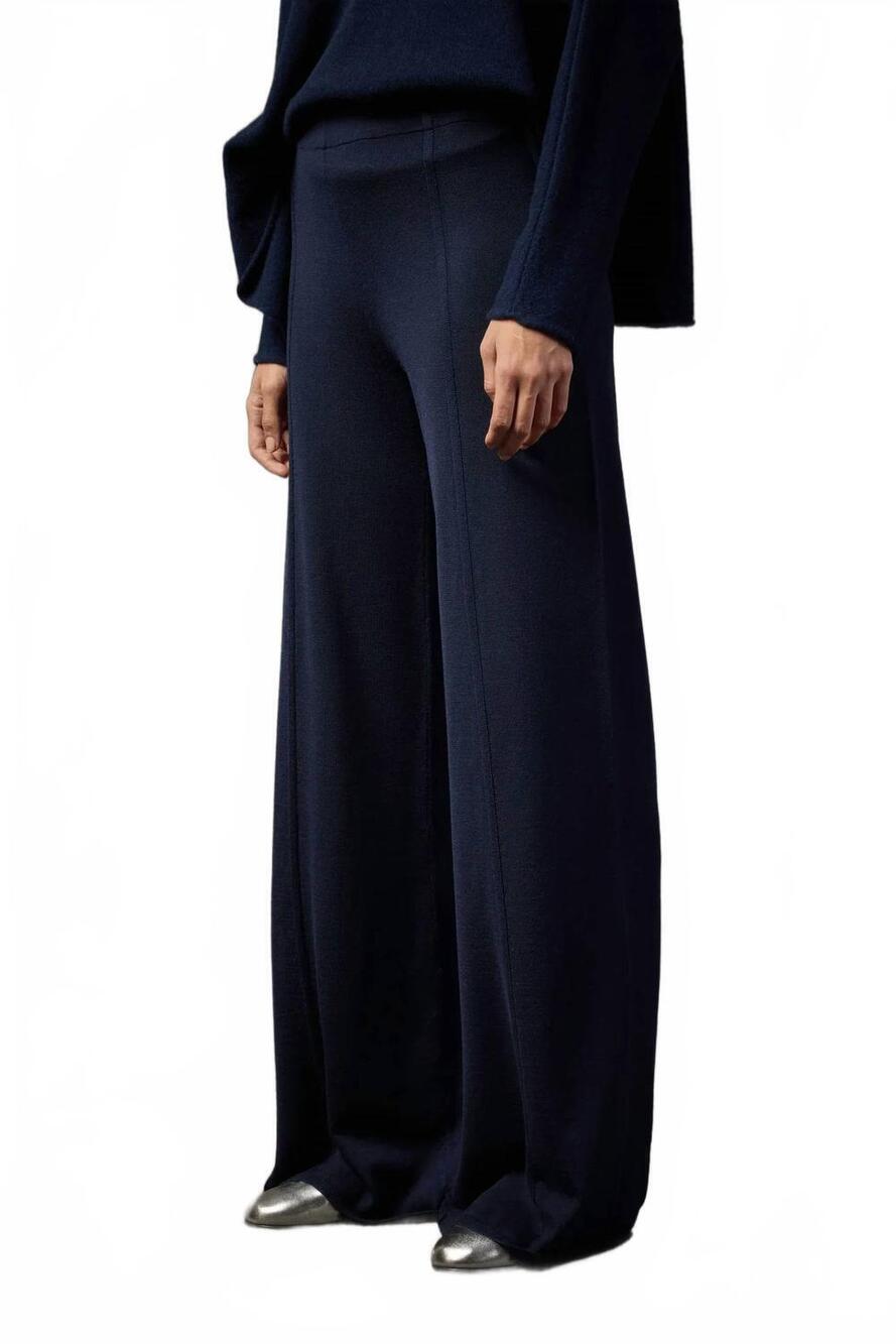 NEW LIVIANA CONTI russell knit trouser in blue